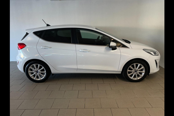 Ford Fiesta 1.0 EcoBoost Titanium AIRCO CLIMA NAVI VIA APP BLUETOOTH SCHERM PRIVACYGLAS VELGEN PDC ZEER NETTE AUTO