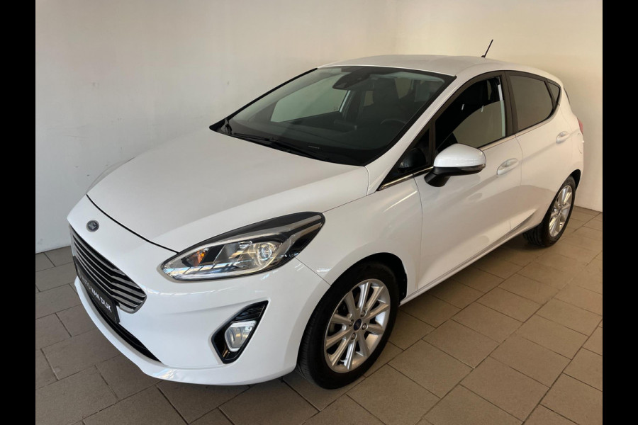 Ford Fiesta 1.0 EcoBoost Titanium AIRCO CLIMA NAVI VIA APP BLUETOOTH SCHERM PRIVACYGLAS VELGEN PDC ZEER NETTE AUTO