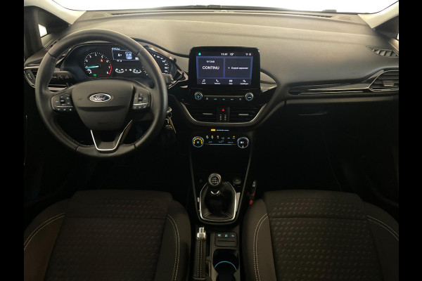 Ford Fiesta 1.0 EcoBoost Titanium AIRCO CLIMA NAVI VIA APP BLUETOOTH SCHERM PRIVACYGLAS VELGEN PDC ZEER NETTE AUTO