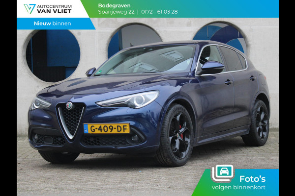 Alfa Romeo Stelvio 2.2d Super | LEDEREN BEKLEDING | 20" LICHTMETALEN VELGEN |
