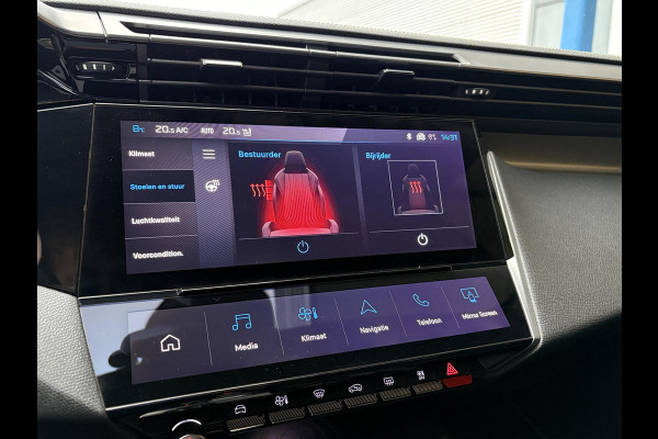 Peugeot 308 1.6 HYbrid 225 GT Pack Business | Plug-in Hybride PHEV | Stoel- & Stuurverwarming | 360 Camera | Adaptieve Cruisecontrol  | Elektrisch Verstelbare AGR Memory Stoel | Focal Audio |