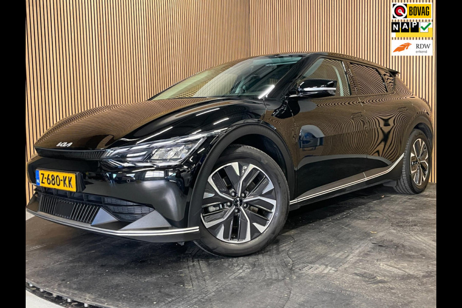 Kia Ev6 Light Edition 58 kWh|100% SOH|LEDER|ACC|ANDROID+CARPLAY|CAMERA|STOEL-, STUURVERW|LAGE KM'S|NAP|NL-AUTO|INCL.BTW|1e EIG.|