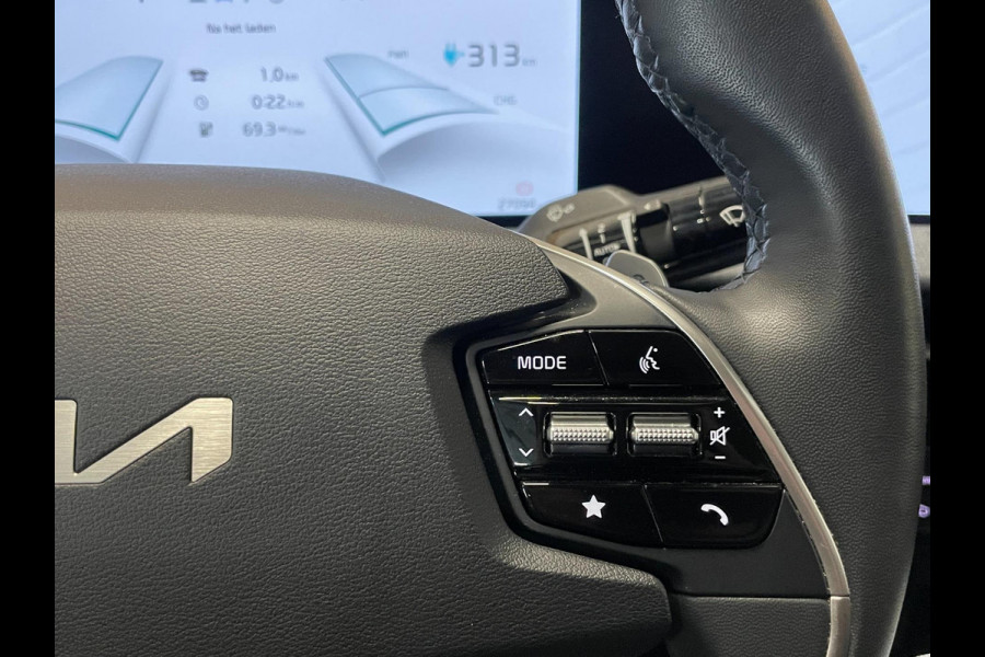 Kia Ev6 Light Edition 58 kWh|100% SOH|LEDER|ACC|ANDROID+CARPLAY|CAMERA|STOEL-, STUURVERW|LAGE KM'S|NAP|NL-AUTO|INCL.BTW|1e EIG.|