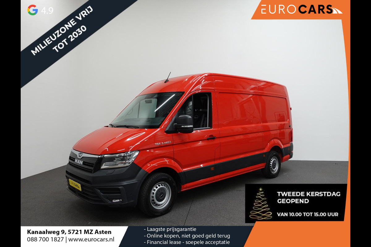 MAN eTGE L3H3 36 kWh Apple Carplay Cruisecontrol Camera Parkeersensoren Airco
