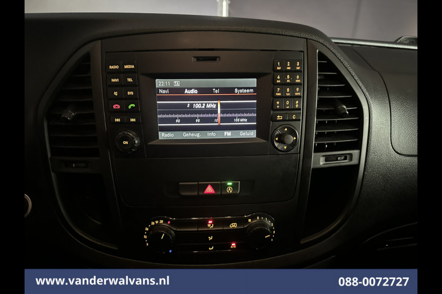 Mercedes-Benz Vito 114 CDI 136pk L2H1 Euro6 Airco | Camera | Navigatie | Cruisecontrol | Trekhaak Parkeersensoren, Stoelverwarming