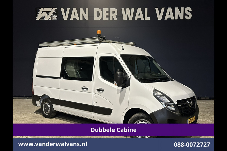Opel Movano 2.3 Turbo 150pk L2H2 Dubbele Cabine Inrichting Euro6 Airco | Imperiaal | 2500kg Trekhaak | Camera | Navigatie 5-Zits, LED, Cruisecontrol, Parkeersensoren