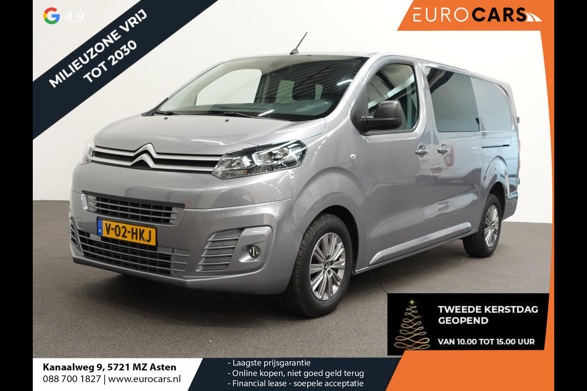 Citroën Jumpy 145PK Automaat L3 Dubbele cabine 2x Schuifdeur 5-zits Airco Cruise control