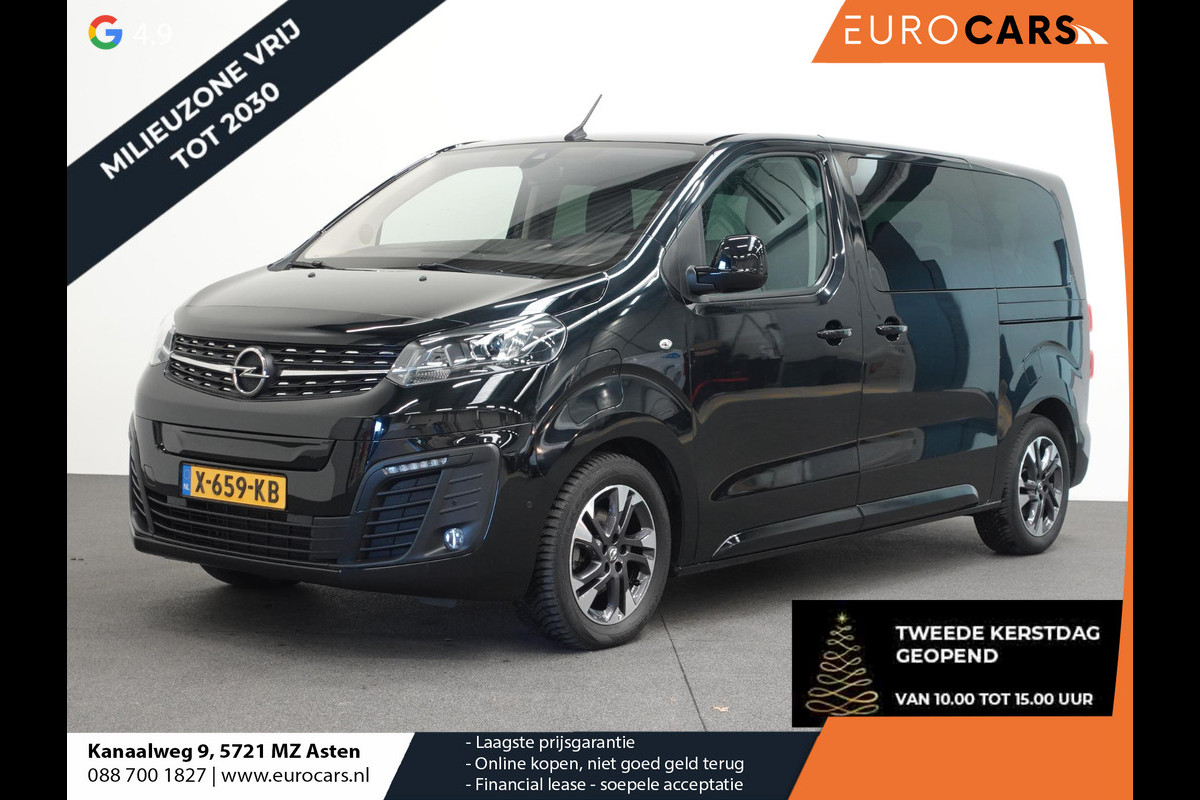 Opel Vivaro-e Combi L2H1 75 kWh e-Zafira 8 persoons  Navigatie Airco Dab  Camera 360  Cruise control  Dab  Lichtmetalen velgen Stoelverwarming