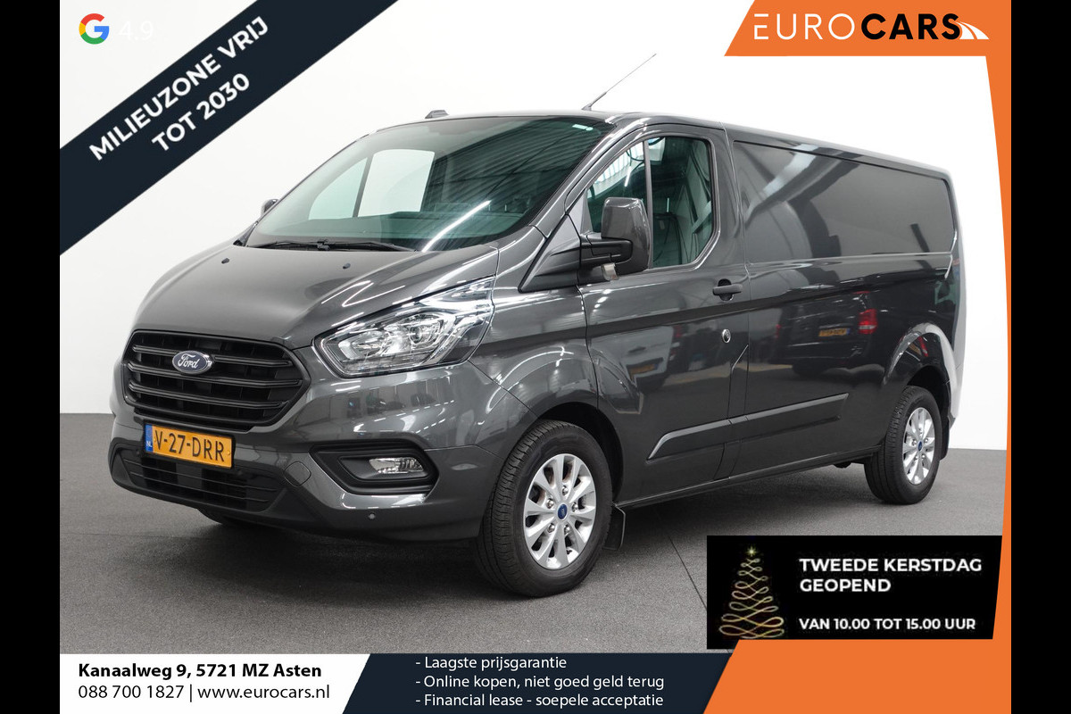 Ford Transit Custom 300 2.0 TDCI 130pk L2H1 Trend Automaat Airco Navigatie Cruisecontrol Camera Parkeersensoren Trekhaak Betimmering