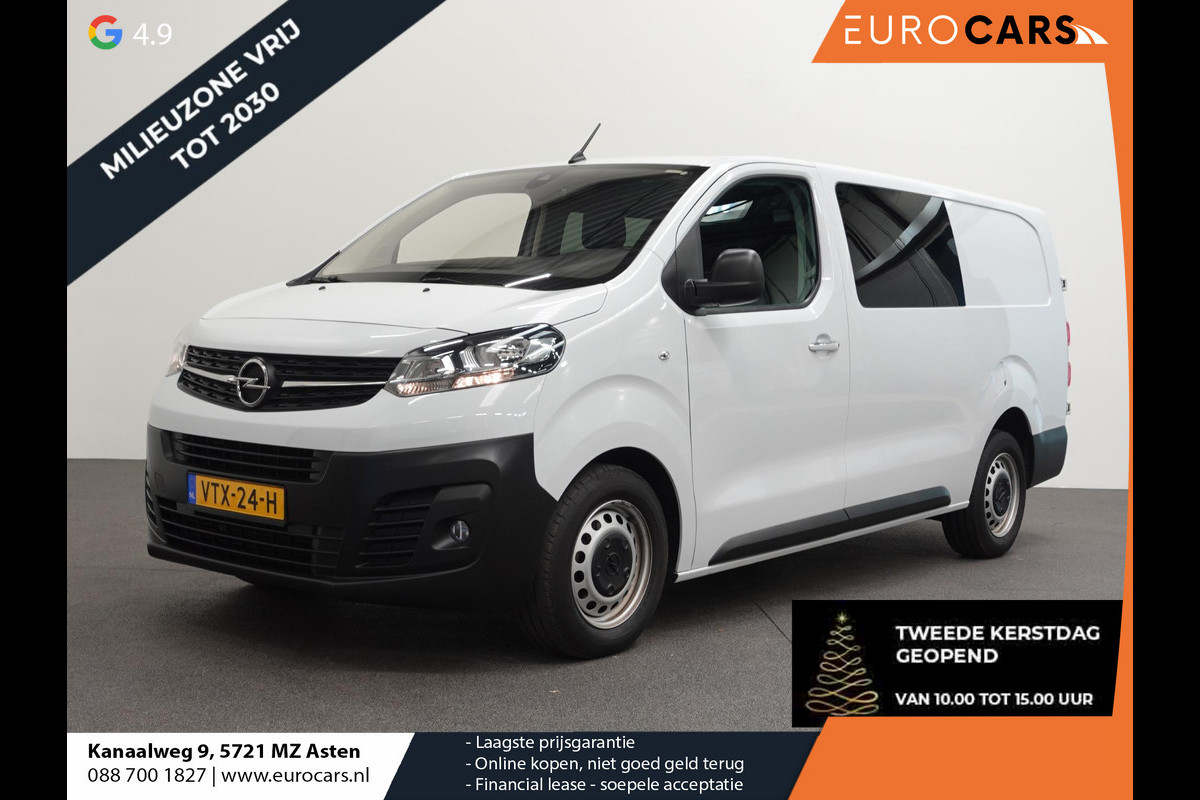 Opel Vivaro 2.0 CDTI L3H1 Dubbele Cabine Edition Airco Navigatie Trekhaak Carplay Bluetooth
