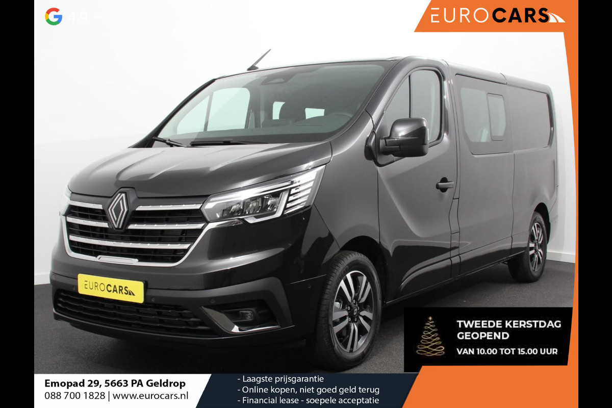 Renault Trafic 2.0 150PK T29 L2H1 Extra Dubbele Cabine Navigatie Airco Lichtmetalen velgen Betimmering Trekhaak Camera Parkeer sensoren