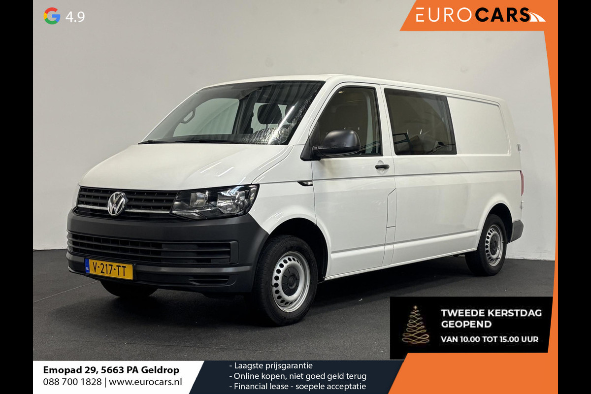 Volkswagen Transporter T6 L2H1 102pk Dubbele cabine Airco Cruise control Trekhaak Euro6 Bluetooth