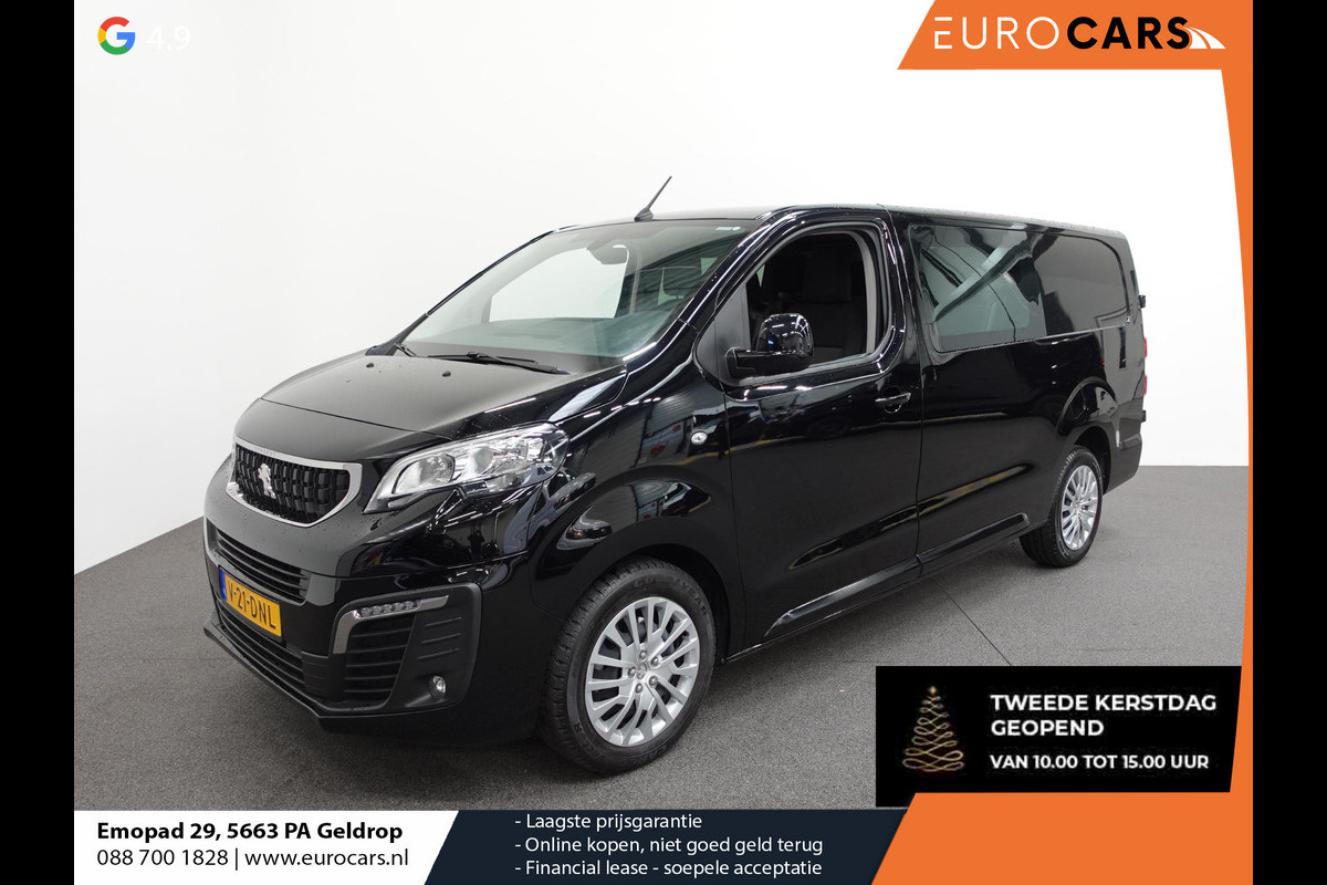 Peugeot Expert 180pk Automaat Long L3 Premium Dubbele Cabine Trekhaak Navigatie Apple Carplay Cruise control Airco