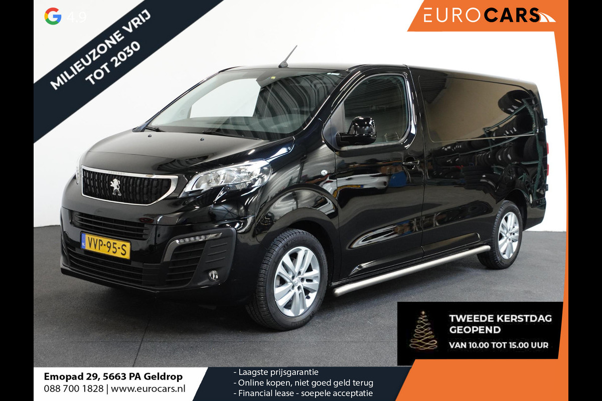 Peugeot Expert 2.0 BlueHDI 180pk Automaat Long L3 Premium 3-zits Cruise Control Airco App-Connect LM Velgen Trekgewicht 2500kg