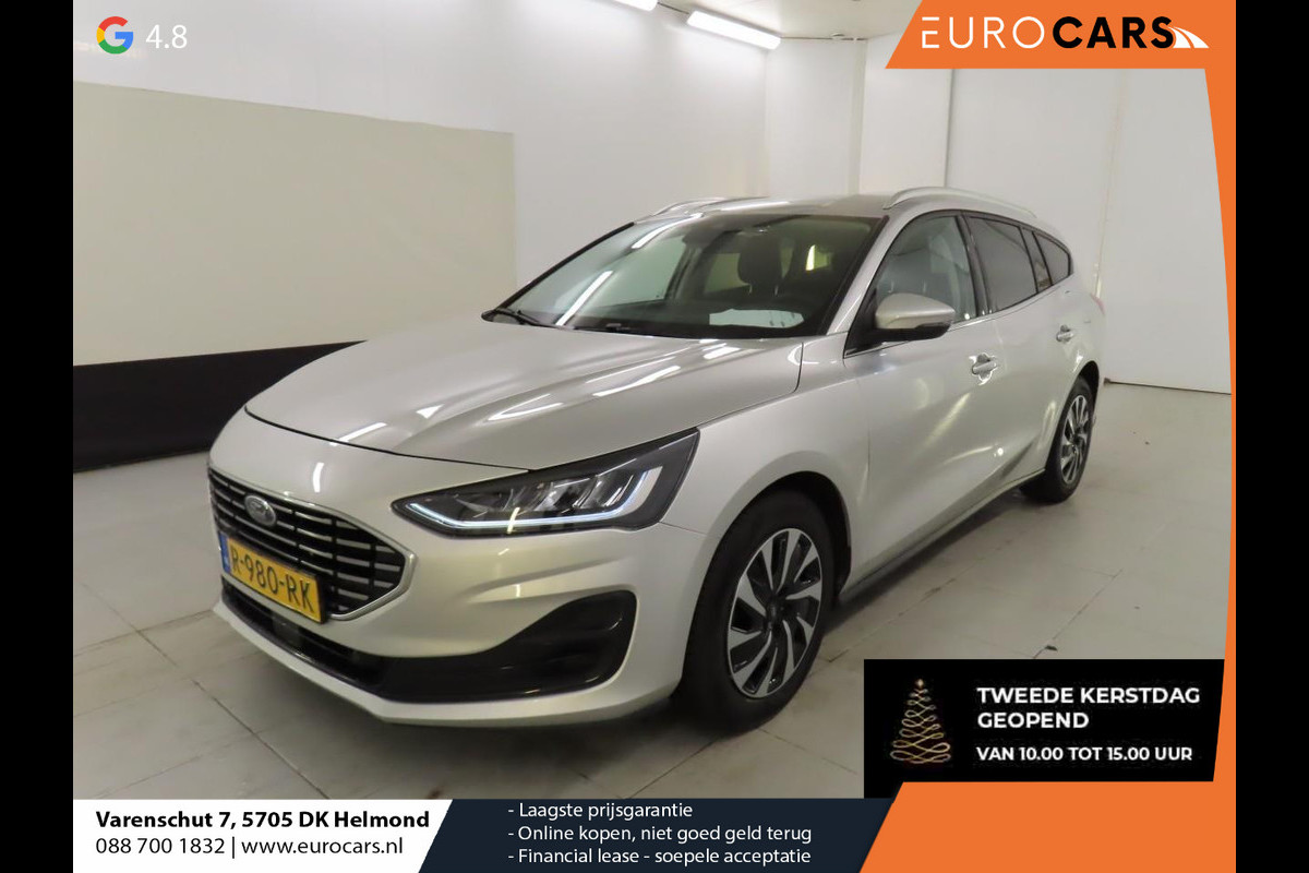 Ford FOCUS Wagon 1.0 EcoBoost Hybrid Titanium Rijklaar incl 12 mnd BOVAG garantie! Airco ECC Navi Carplay PDC VA+ Camera Full LED DAB+ Lichtmetalen velgen