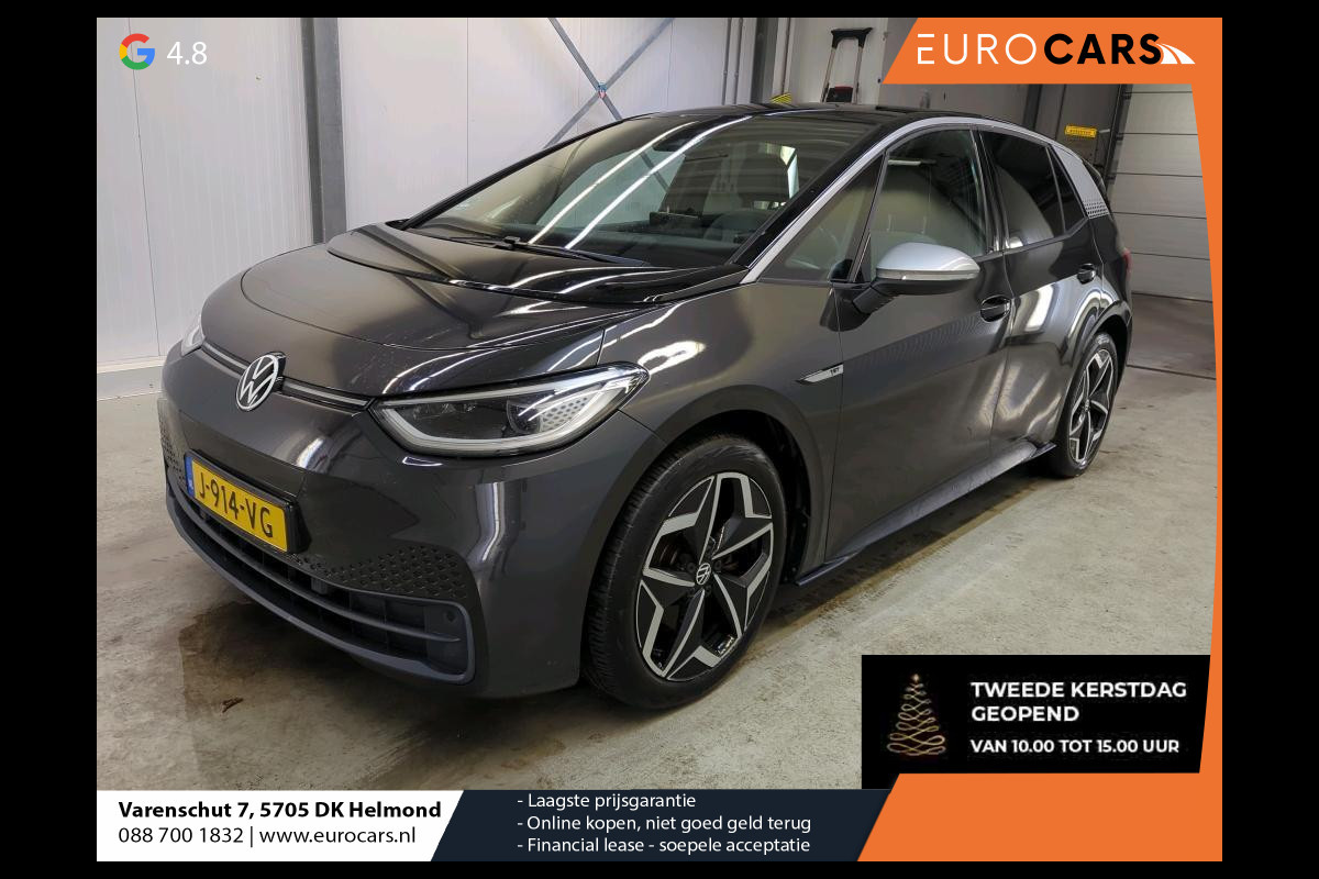 Volkswagen ID.3 First Plus 58 kWh Airco ECC Navi Carplay PDC VA+ Camera Adaptive Cruise Control 19" LM Velgen LED Matrix