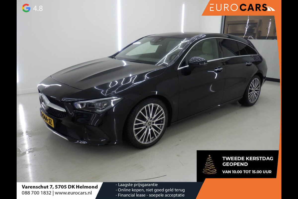 Mercedes-Benz CLA-Klasse Shooting Brake 200 Aut. DCT Luxury BUITENKANS! Panodak Ambient Light Leder + Memory stoelen PDC VA+Camera Mulitibeam LED NAVI MBUX Augmented Reality NL Auto + NAP