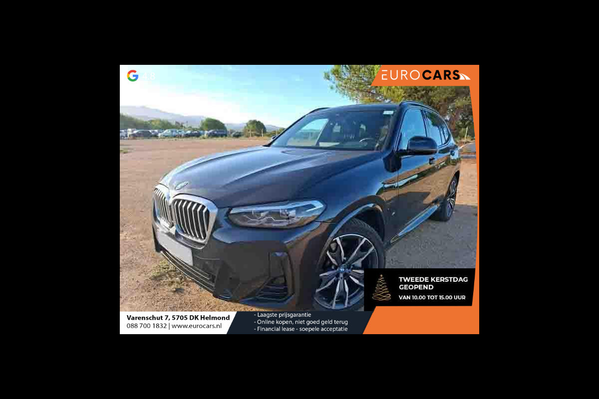 BMW X3 xDrive30e High Executive M-Sport Panoramadak Adaptief onderstel Head Up Display Leder Vernasca 20" Velgen PDC VA + 360 Camera Harman-Kardon