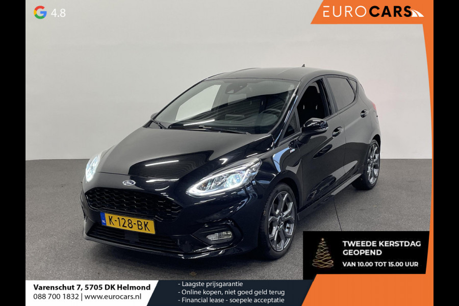 Ford Fiesta 1.0 EcoBoost ST-Line Airco ECC Navi Carplay PDC Acter Full LED 17"ST Velgen Cruise Control NL Auto NAP Certificaat Volledig onderhouden