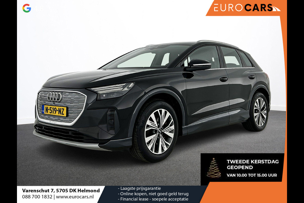 Audi Q4 e-tron 40 Launch edition Advanced 77 kWh | DEMO ! | Navigatie Apple Carplay/Android Auto Parkeersensoren Cruise Control Elektrische achterklep Ledverlichting Stoelverwarming Virtual Cockpit Climate Control Lichtmetalen velgen