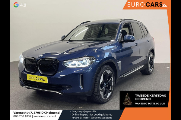 BMW iX3 High Executive 80 kWh EV Leder Navi Carplay/Androidauto Sensoren voor en achter 360 Camera Full Led Pano Dak Head-Up display Harman Kardon Adaptieve Cruise Control