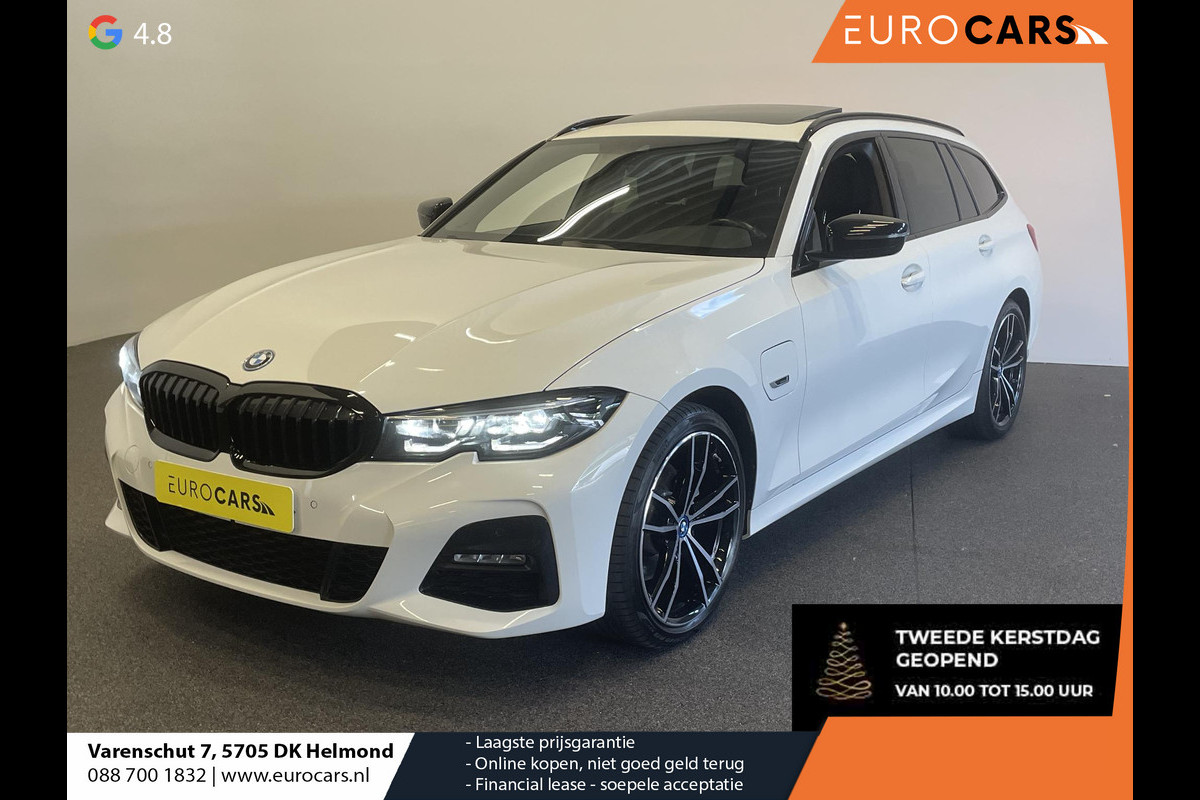 BMW 3 Serie Touring 320e M-Sport Aut-8 Panoramadak Adaptive M-Technic Chassis LED Navi Cruise Control PDC VA 19" LM Velgen Shadowline