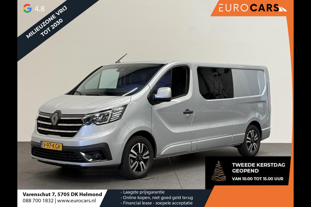 Renault Trafic 2.0 Blue dC1 150 EDC T29 L2H1 Extra Dubbele Cabine Navigatie Airco Lichtmetalen velgen Betimmering Trekhaak Camera Parkeer sensoren Dab