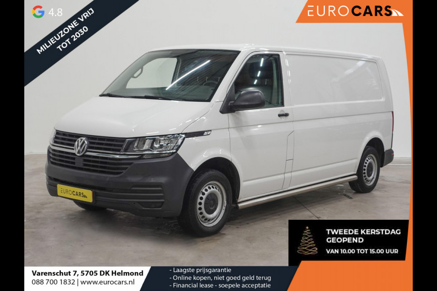 Volkswagen Transporter 110pk L2H1 T6.1 Airco Leder Radio Bluetooth Achterklep Euro6