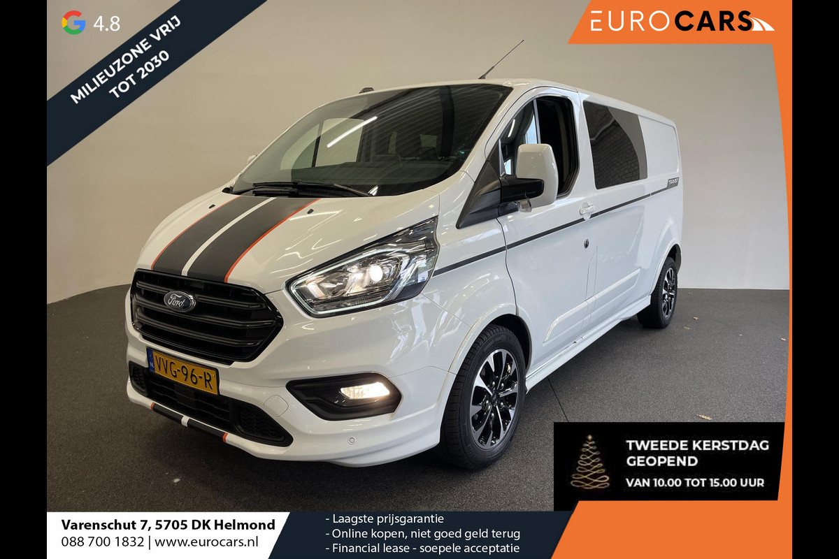Ford Transit Custom 320 2.0 TDCI L2H1 170PK Sport Automaat Dubbele Cabine Airco Cruise Control Bluetooth Navi Trekhaak
