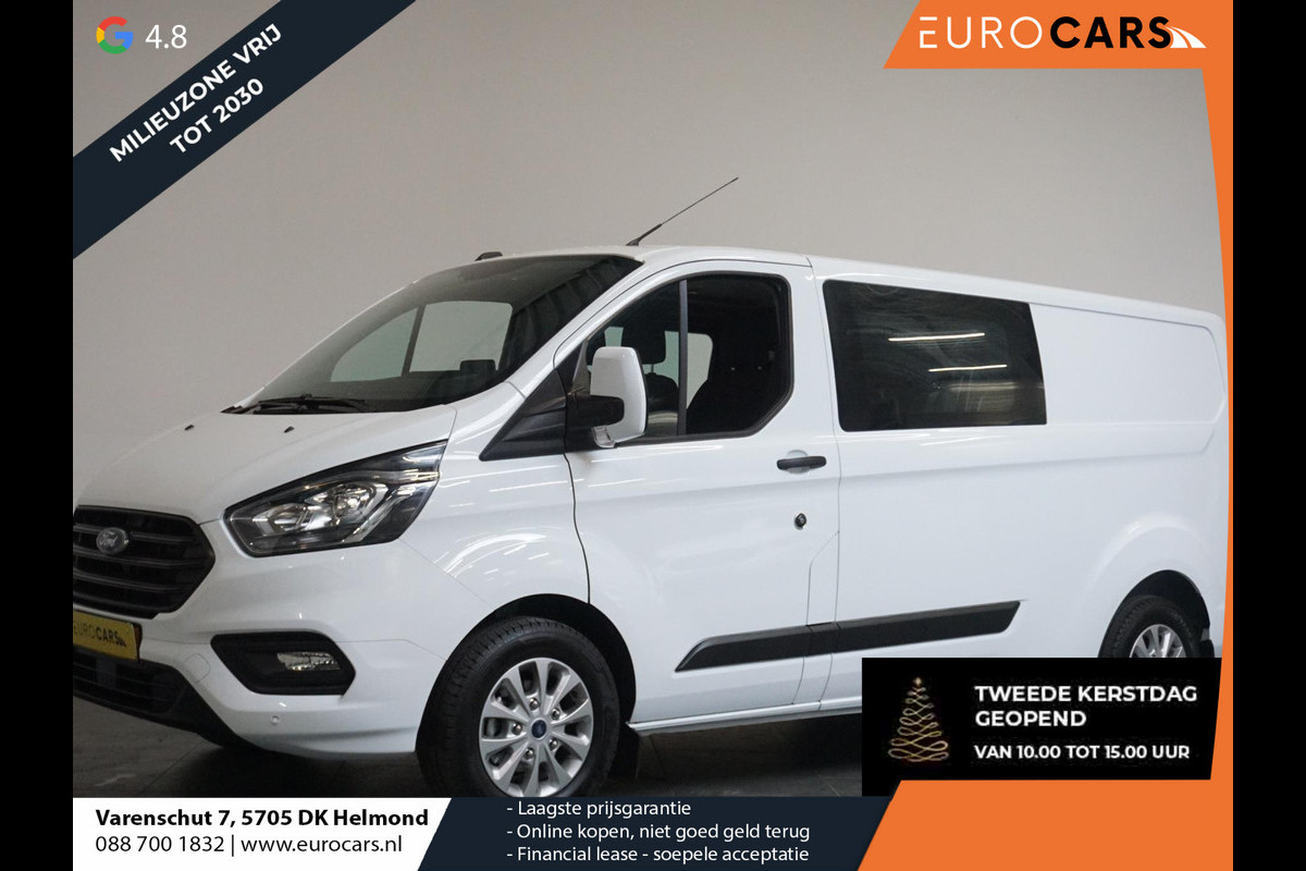 Ford Transit Custom 300 2.0 TDCI L2H1 Trend Dubbele Cabine Navi Apple Carplay / Android Auto Trekhaak Cruise control Camera Airco