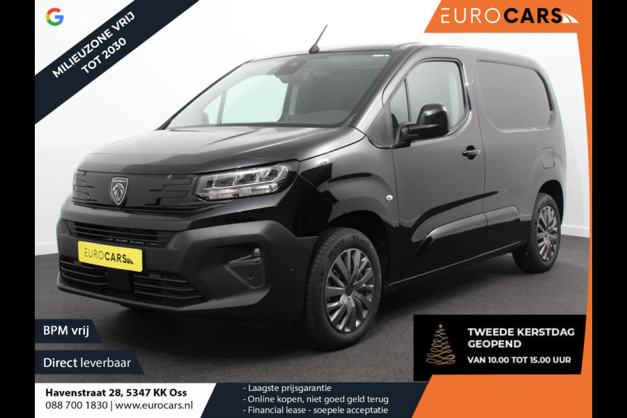 Peugeot Partner 1.5 BlueHDi 130 S&S L1 Automaat Navigatie Apple Carplay / Android Auto DAB trekhaak Cruise Control Airco Houten bekleding laadruimte