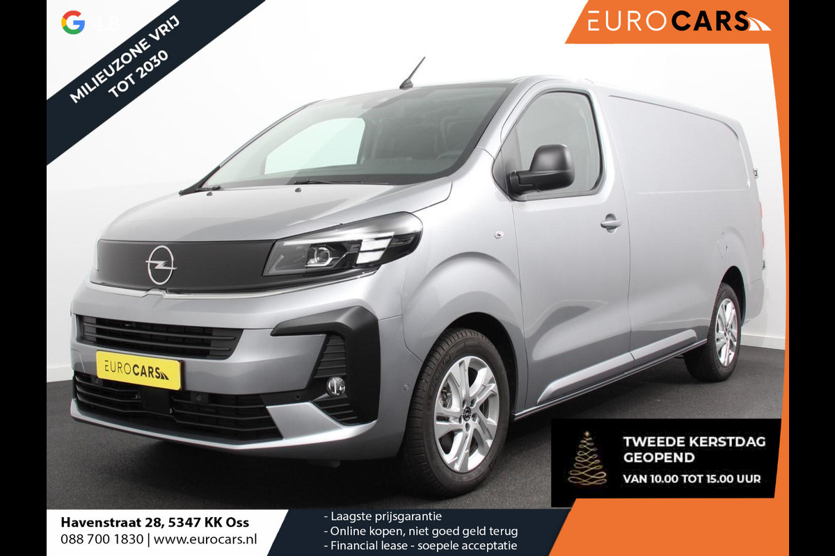 Opel Vivaro 2.0 BlueHDi 180 S&S L3 Automaat Apple Carplay /  Android Auto Parkeersensoren V+A Trekhaak Camera Navigatie Cruise Control LED koplampen houten afwerking laadruimte