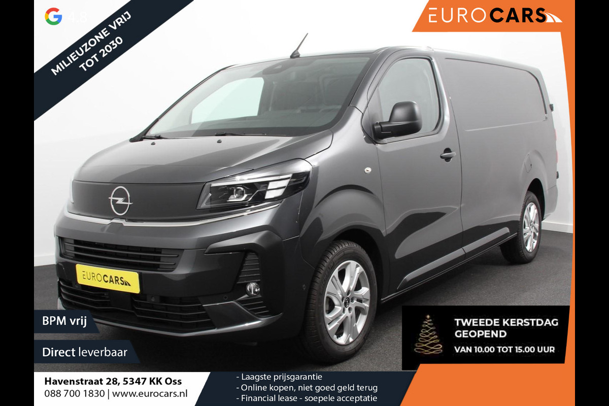 Opel Vivaro 2.0 BlueHDi 180 S&S L3 Automaat Apple Carplay /  Android Auto Parkeersensoren V+A Trekhaak Camera Navigatie Cruise Control LED koplampen houten afwerking laadruimte