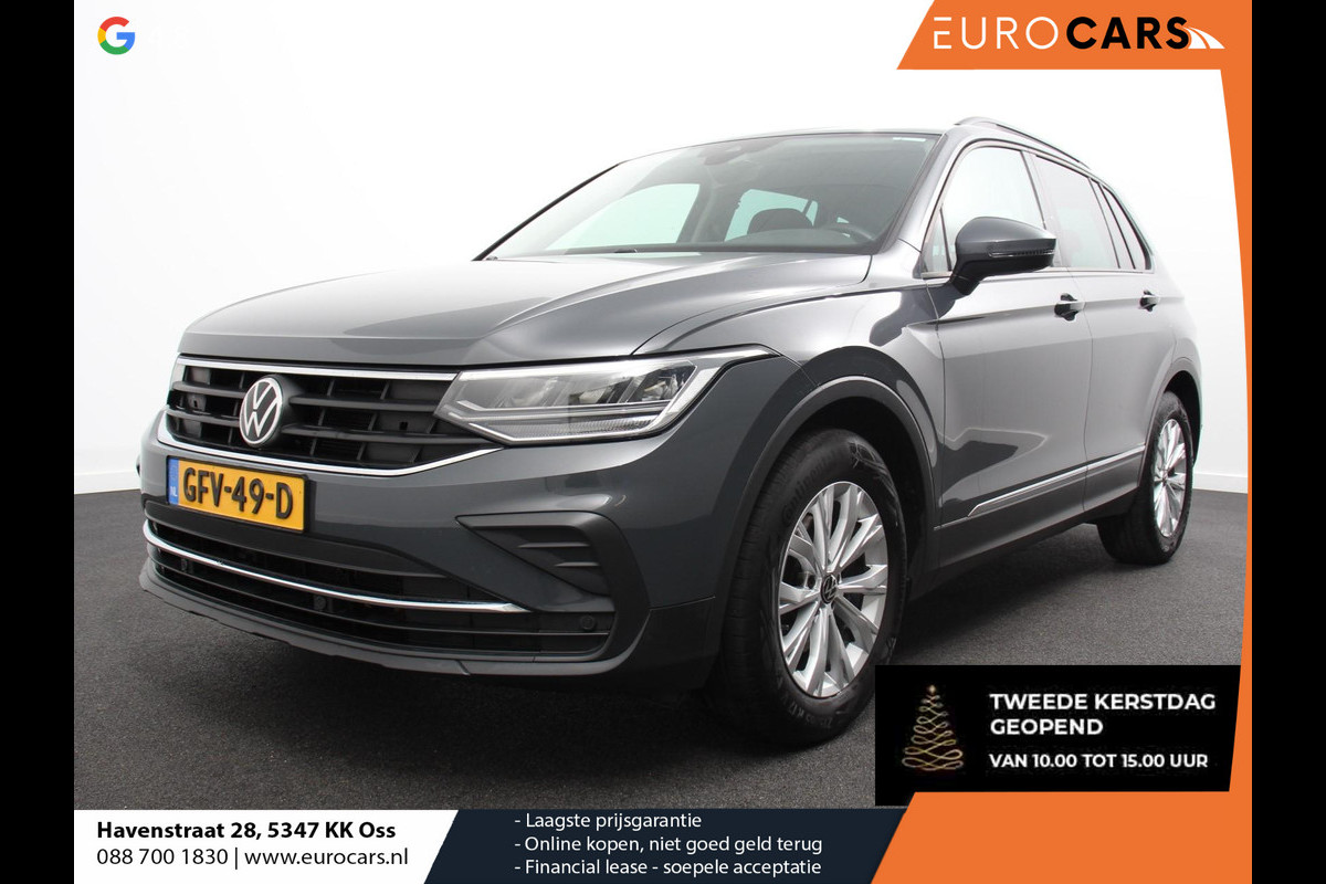 Volkswagen Tiguan 1.5 TSI DSG 150pk Life | Navigatie | Apple Carplay/Android Auto | Parkeersensoren | Adaptive cruise Control | Wegklapbare Trekhaak | Stoel- en stuurverwarming | Ledverlichting | Getinte ramen | Climate Control