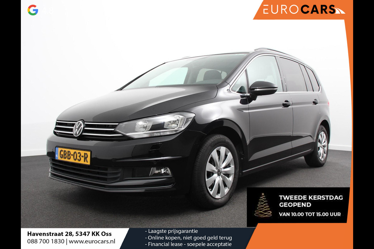 Volkswagen Touran 1.5 TSI 150pk DSG Comfortline Plus 7p | Navigatie | Apple Carplay/Android Auto | Wegklapbare trekhaak | Parkeersensoren | Adaptive Cruise Control | Stoelverwarming | Getinte ramen | Climate Control