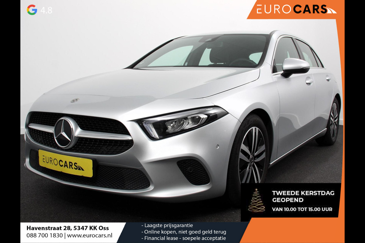 Mercedes-Benz A-Klasse 180 Progressive 7-DCT | Navigatie | Climate Control | Virtual Cockpit | Stoelverwarming | 17" Lichtmetalen velgen | Parkeer sensoren | Cruise Control Prijs Incl. BOVAG Garantie