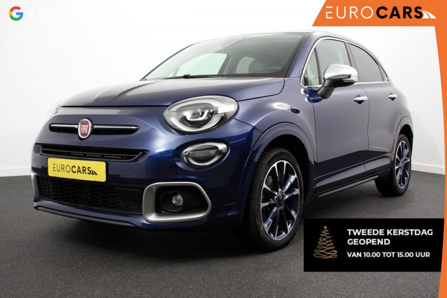 Fiat 500X Fiat 500X 1,4 Turbo 150pk Yacht Club Automaat | Leder | Navigatie | Audio | Canvas vouwdak | Adaptive Cruise Control | Camera | Dab | Led | 18" Lichtmetalen Velgen | Extra getint glas