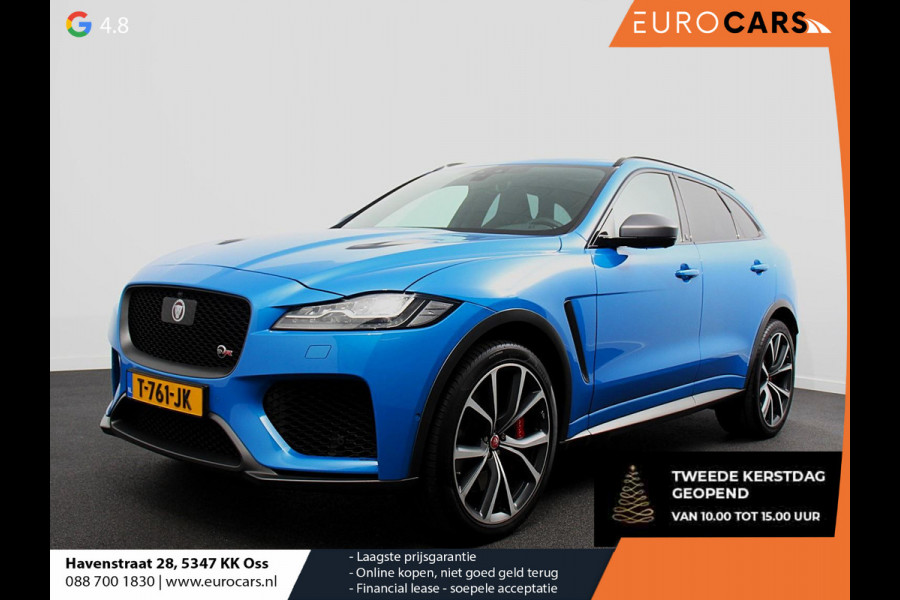 Jaguar F-Pace 5.0 V8 AWD SVR 551 pk Panorama dak | Meridian sound | Premium Pack | Light Pack | ACC | Leder | ADS |360 Camera