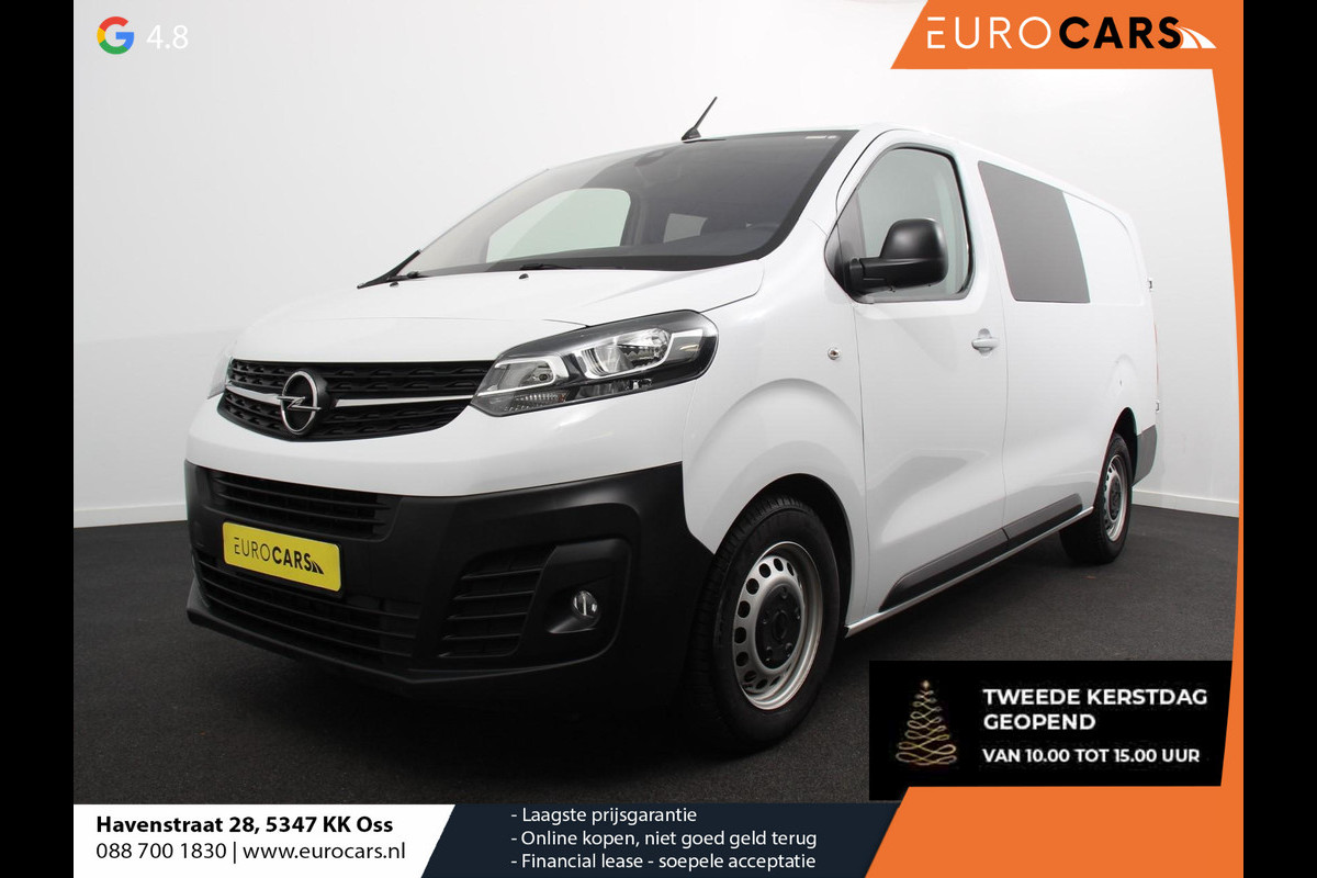 Opel Vivaro 2.0 CDTI Automaat 145 pk L3H1 Dubbele Cabine | Navigatie | Trekhaak | Airco | Parkeer sensoren | Betimmering