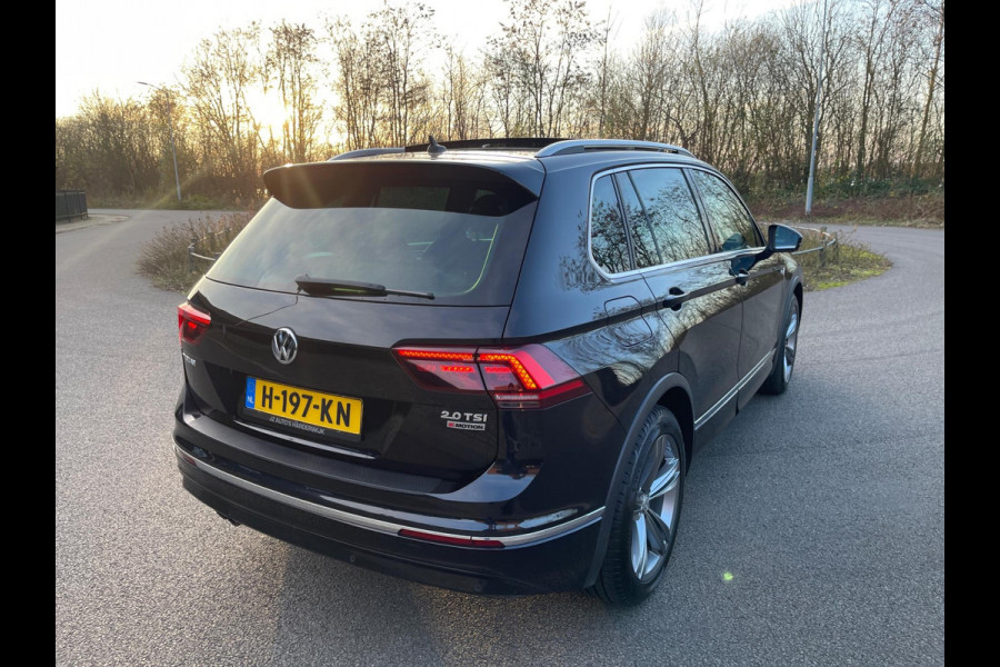 Volkswagen Tiguan 2.0 TSI 4Motion R-Line PANORAMADAK VIRTUAL LED-XENON LEER MEMORY STOELEN ELECTR -TREKHAAK
