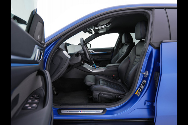 BMW i4 M50 M-Sportpack High Executive 84 kWh [ 3-Fase ] {SOH-97%} (INCL-BTW) *LUXURY-LEATHER | HARMAN/KARDON | ADAPTIVE-CRUISE | HEAD-UP | LASER-LED | BLIND-SPOT | TOP-VIEW | HEATED-SPORTSEATS | DAB+ | WIDE-COCKPIT | AMBIENT-LIGHT | NAVI-FULLMAP | ...