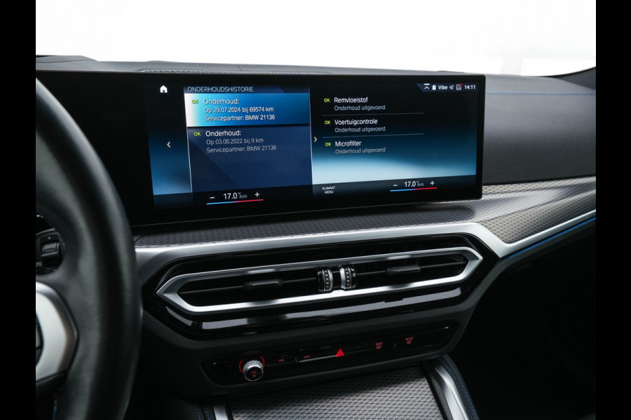 BMW i4 M50 M-Sportpack High Executive 84 kWh [ 3-Fase ] {SOH-97%} (INCL-BTW) *LUXURY-LEATHER | HARMAN/KARDON | ADAPTIVE-CRUISE | HEAD-UP | LASER-LED | BLIND-SPOT | TOP-VIEW | HEATED-SPORTSEATS | DAB+ | WIDE-COCKPIT | AMBIENT-LIGHT | NAVI-FULLMAP | ...