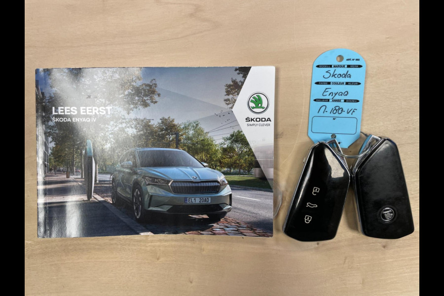 Škoda ENYAQ iV 60|VOLLEDER|PANORAMADAK|AMBIENT LIGHT|ANDROID,CARPLAY|CAMERA|NAVI|NL-AUTO|NAP|1e EIG|INCL.BTW|