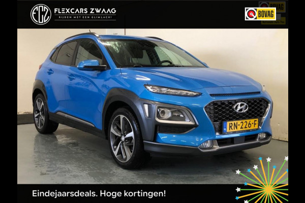 Hyundai Kona 1.0T Premium - Navi - Climate - Leder - Camera - Org.NL - lage km stand