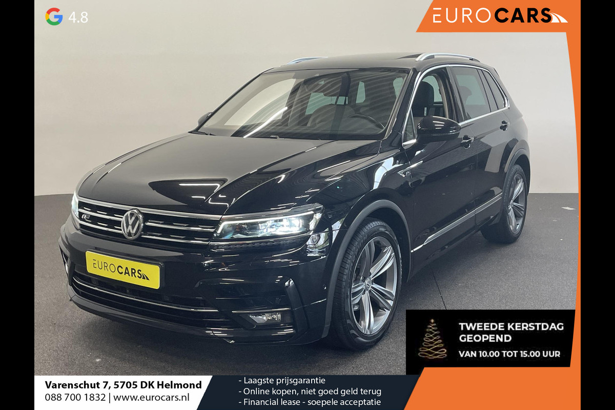 Volkswagen Tiguan 1.5 TSI 150pk DSG R-Line Platinum Panoramadak Navigatie Apple Carplay/Android Auto Camera Parkeersensoren Adaptive Cruise Control Leder Memory stoelen Stoelverwarming Elektrische achterklep Climate Control Virtual Cockpit