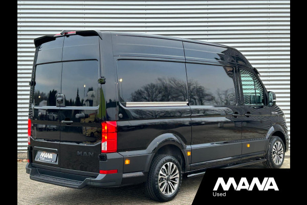 MAN TGE 3.140 L3H3 Automaat 140PK Zwart Black Lion Cruise control Carplay Camera