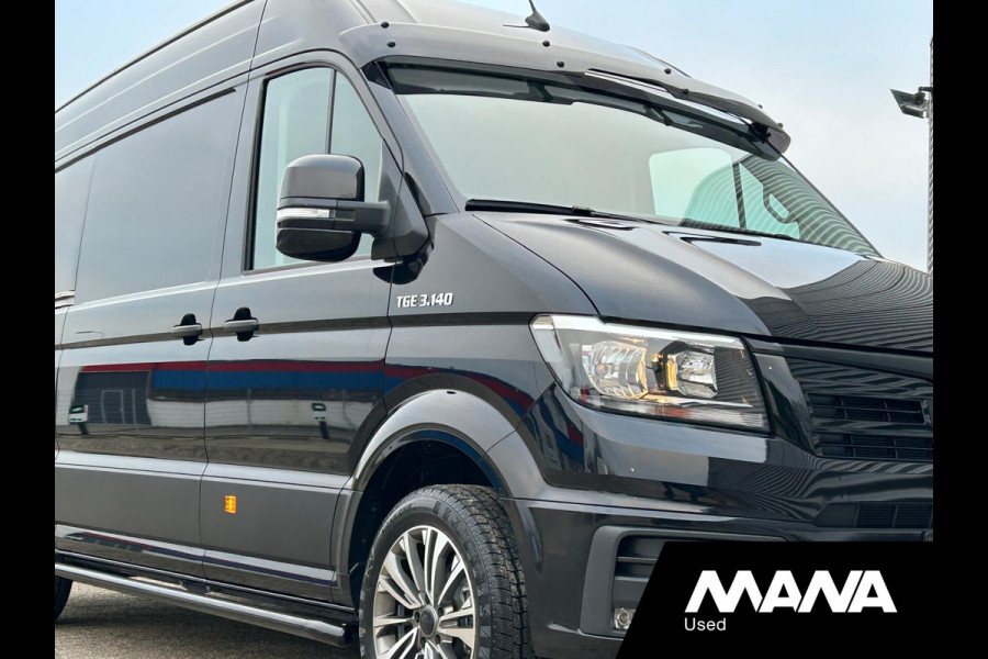 MAN TGE 3.140 L3H3 Automaat 140PK Zwart Black Lion Cruise control Carplay Camera