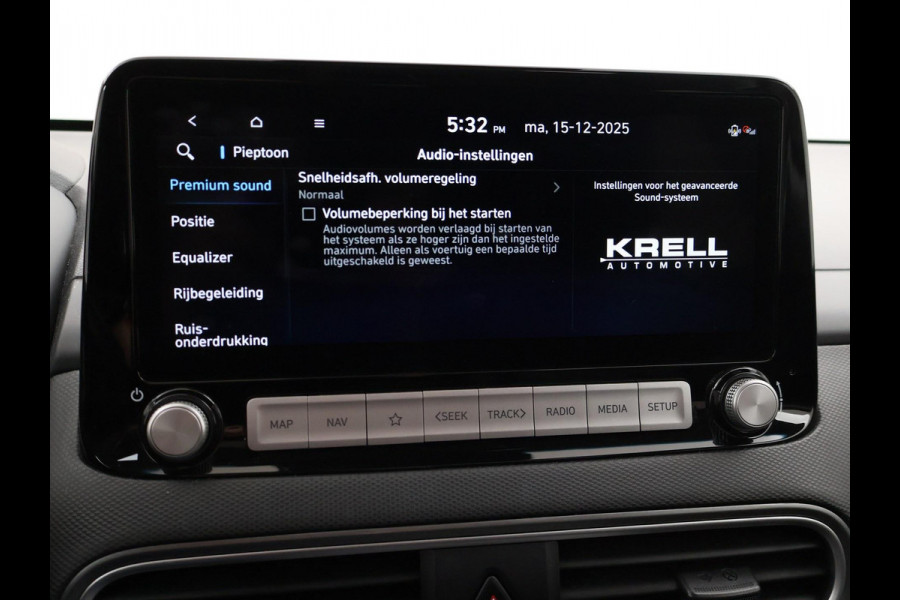 Hyundai Kona EV 64 kWh PREMIUM SKY 100% SOH + SCHUIFDAK | LEDER | STOELVENTILATIE | HEAD-UP | ADAPTIVE CRUISE | STUURVERW.