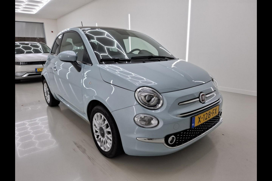 Fiat 500 1.0 Hybrid Dolcevita Panoramadak Navi Carplay Airco Cruise Control PDC Achter Lichtmetalen velgen