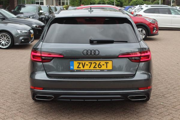 Audi A4 Avant 40 TFSI 191pk Sport S line black edition / Leder / Navigatie / Parkeerhulp V+A / 18'' / LED Koplampen / Getint glas / Cruise Control